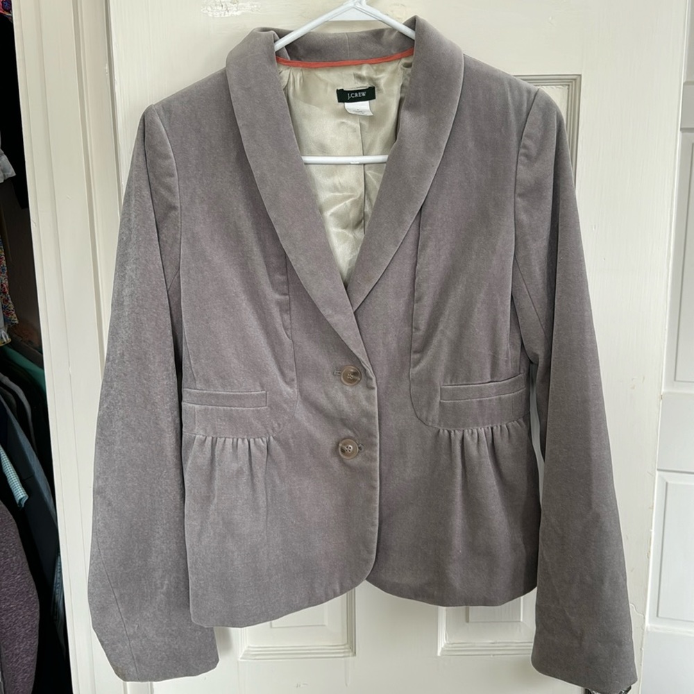 Velvet blazer